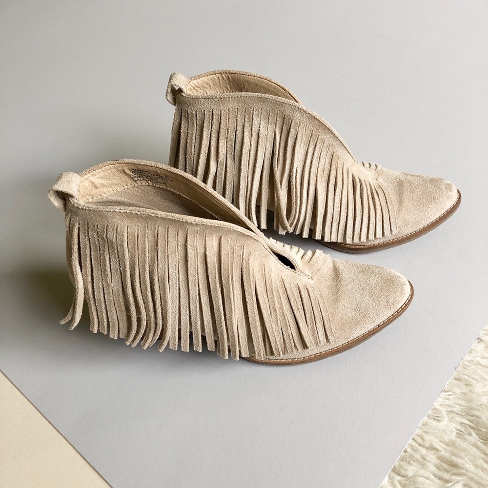 Coconuts by Matisse Lambert Suede Fringe Booties